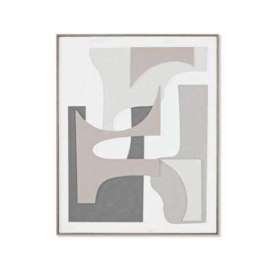 QUADRO ABSTRATO BEGE