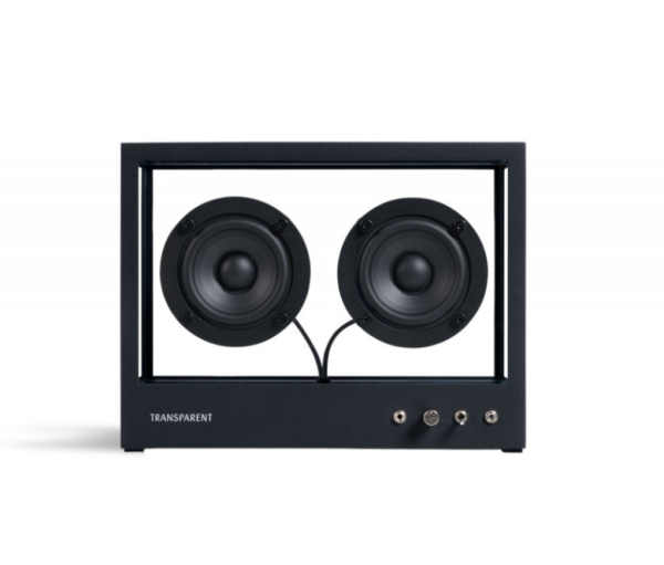 Coluna de som - Small Transparent Speaker Black