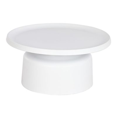 mesa auxiliar branca metal II