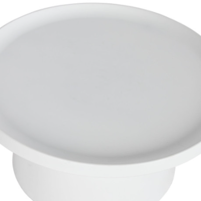mesa auxiliar branca metal II