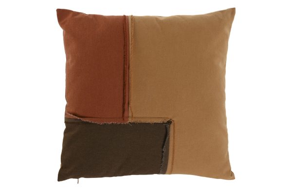 ALMOFADA PATCHWORK MOSTARDA