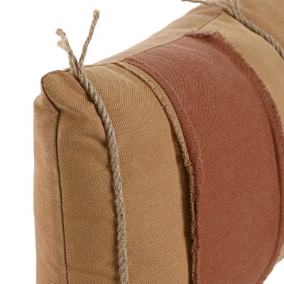 ALMOFADA PATCHWORK CASTANHO