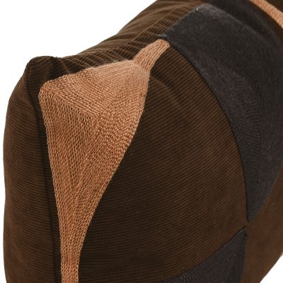 ALMOFADA BORDADO CASTANHO