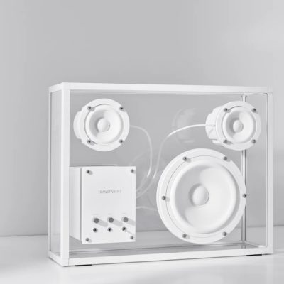Coluna de som - Transparent Speaker White Grande