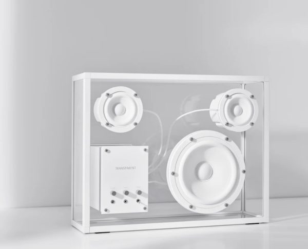 Coluna de som - Transparent Speaker White Grande