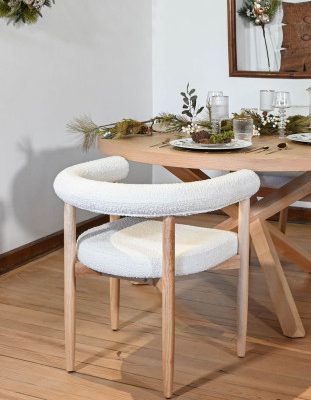 Cadeira Bouclé Branco