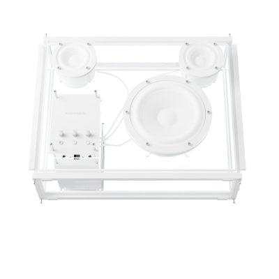 Coluna de som - Transparent Speaker White Grande - Image 4