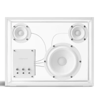 Coluna de som - Transparent Speaker White Grande - Image 6