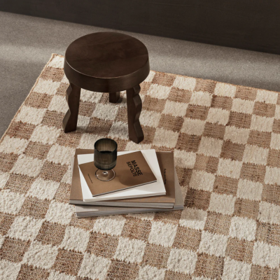 Carpete Check Wool Jute