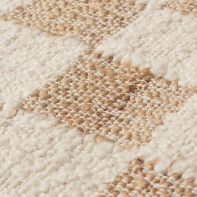 Carpete Check Wool Jute