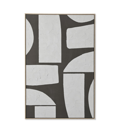 Quadro Abstrato verde seco escuro I