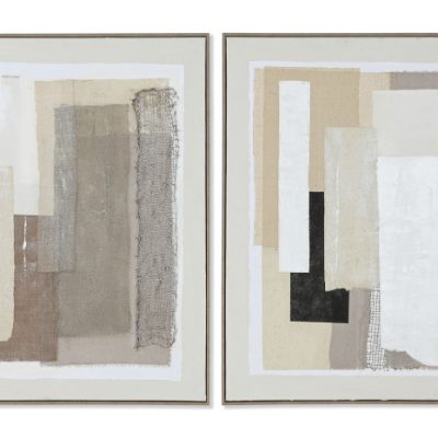 Quadro Tecido Abstrato