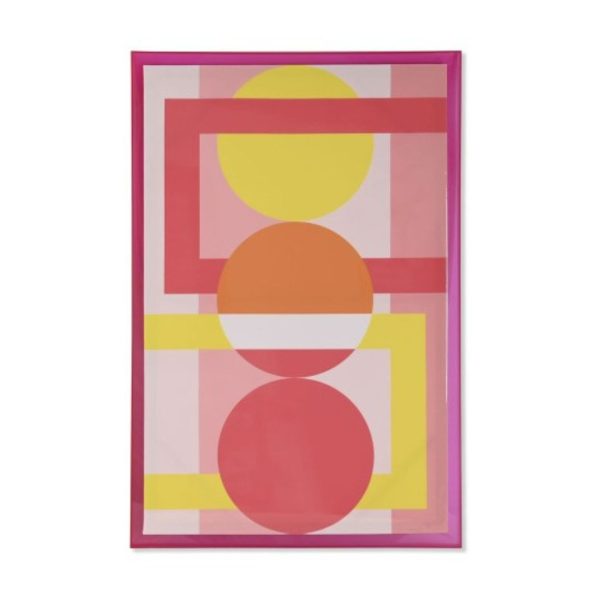 Quadro Moderno 2 Rosa