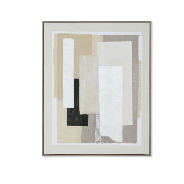 Quadro Tecido Abstrato