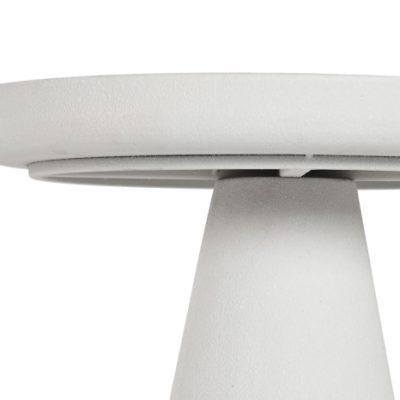 Mesa Auxiliar Rugoso Branco - Image 3