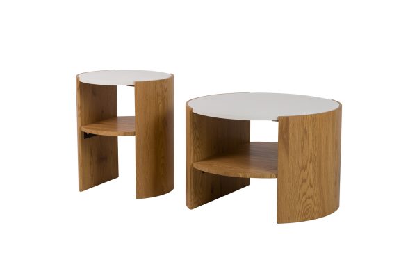 Mesa de apoio madeira e lacado