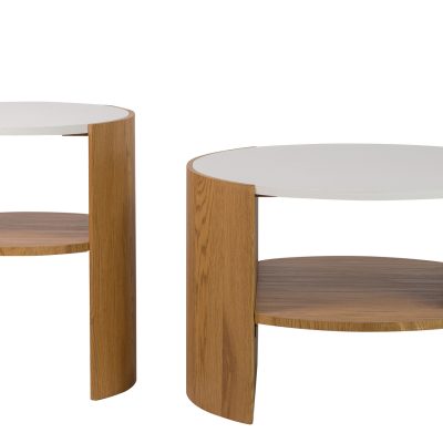 Mesa de apoio madeira e lacado - Image 15