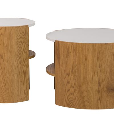 Mesa de apoio madeira e lacado - Image 14