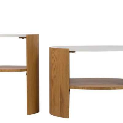 Mesa de apoio madeira e lacado - Image 13