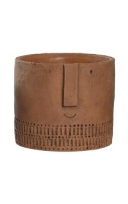 vaso Cimento terracota