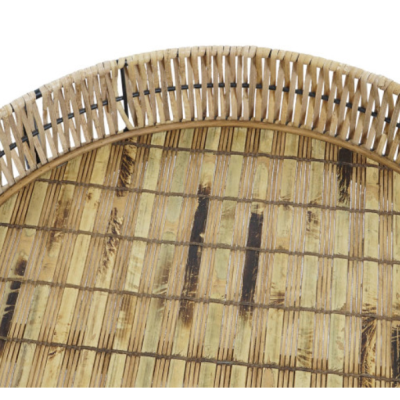Mesa de apoio metal e bambu - Image 4