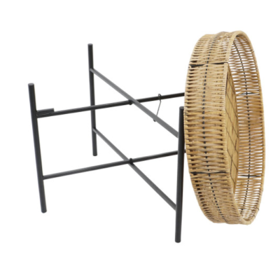 Mesa de apoio metal e bambu - Image 6