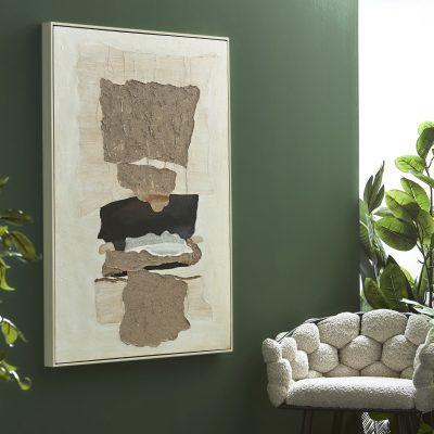 Quadro abstarto pinceladas
