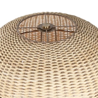 Candeeiro de Pé em Rattan