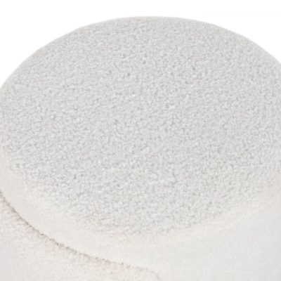 Puff geométrico bouclé - Image 3