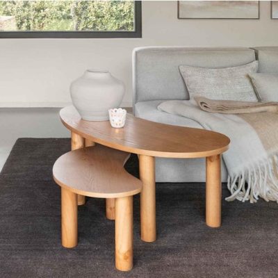 MESAS ASH WOOD SET 2