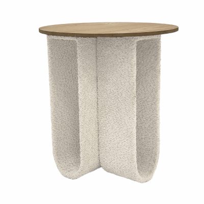 Mesa de apoio revisteiro bouclé