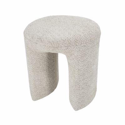 Puff arco bouclé bege
