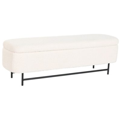 banqueta com arrumação Bouclé