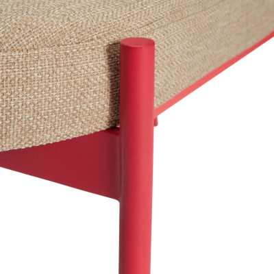 Banco Klint Vermelho/Bege