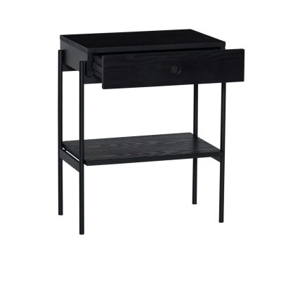 Mesa de cabeceira Noir preta
